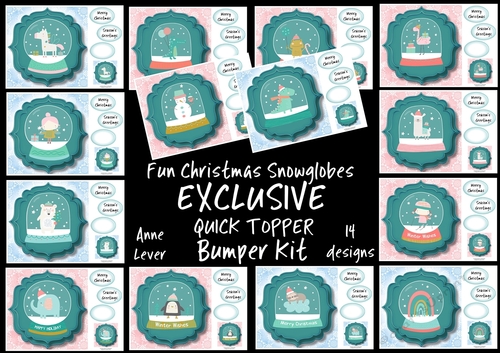 Exclusive Fun Christmas Snowglobes Bumper Kit