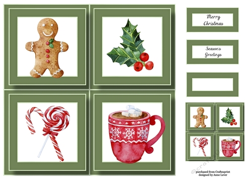Sweet Christmas Quad Frame 8x8