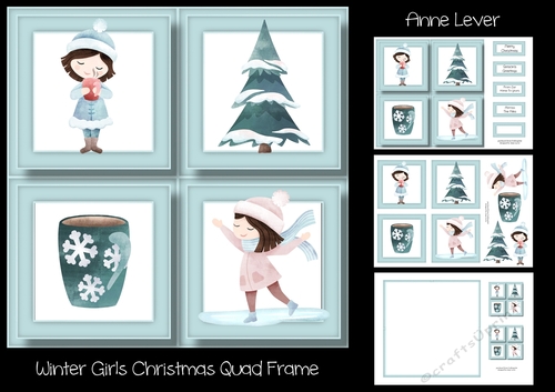 Winter Girls Quad Frame