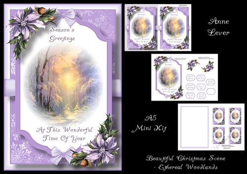 Beautiful Christmas Scene - Ethereal Woodlands