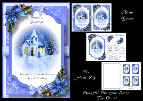 Beautiful Christmas Scene - The Church
