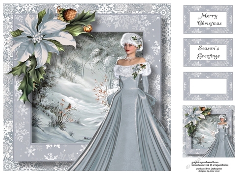 Winter Beauty - Soft Silver 8x8