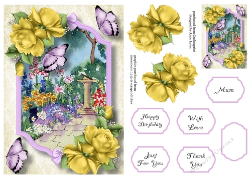Victorian Garden & Roses 7 A5