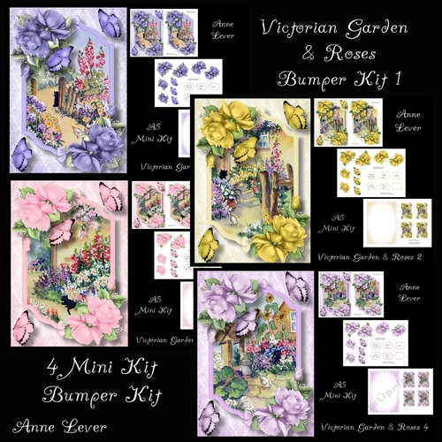Victorian Garden & Roses Bumper Kit 1