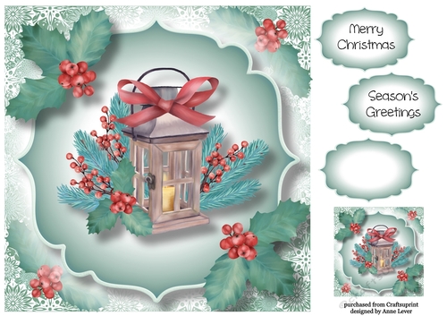 The Christmas Lamp 8x8
