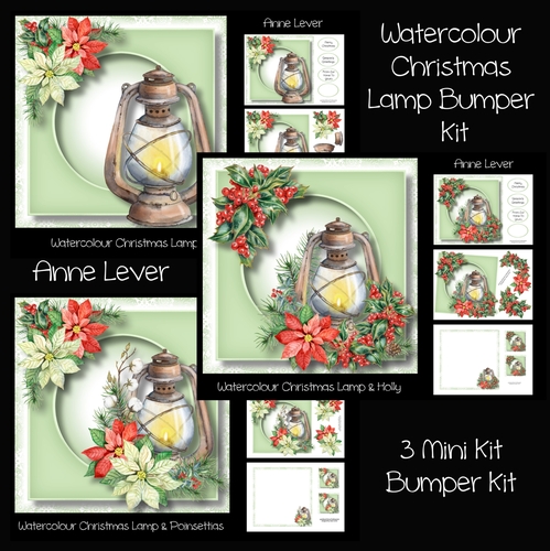 Watercolour Christmas Lamp Bumper Kit