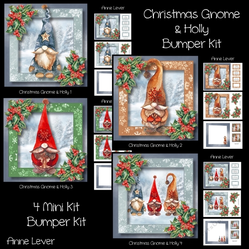 Christmas Gnome & Holly Bumper Kit
