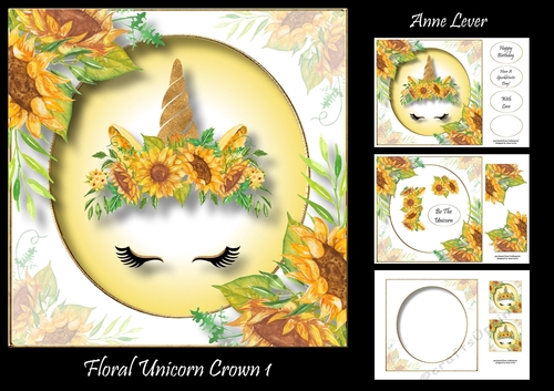 Floral Unicorn Crown 1
