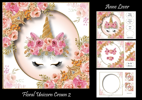 Floral Unicorn Crown 2