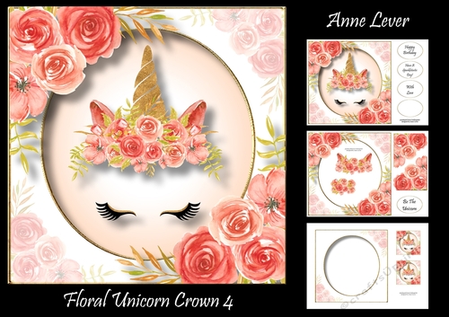 Floral Unicorn Crown 4