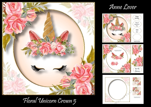 Floral Unicorn Crown 5