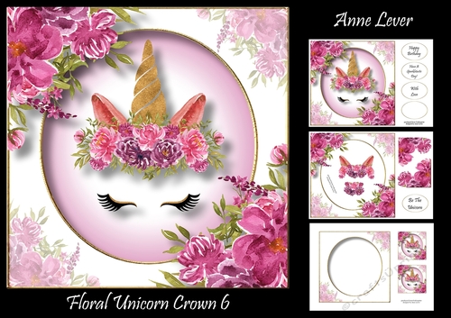 Floral Unicorn Crown 6