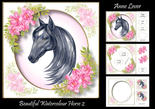 Beautiful Watercolour Horse 2