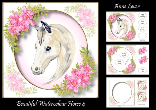 Beautiful Watercolour Horse 4