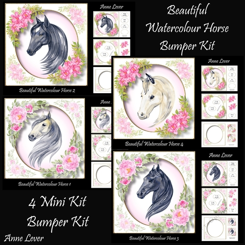 Beautiful Watercolour Horse Bumper Kit