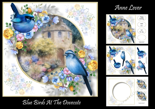 Blue Birds At The Dovecote