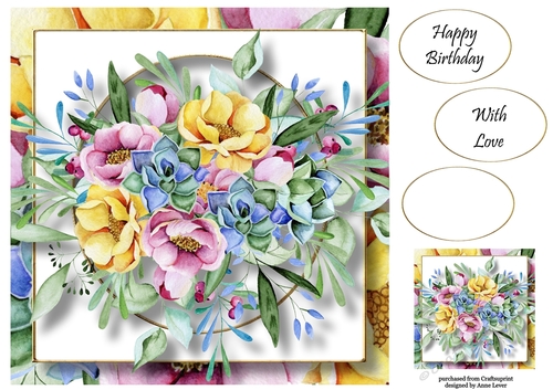 Beautiful Bouquet 8x8