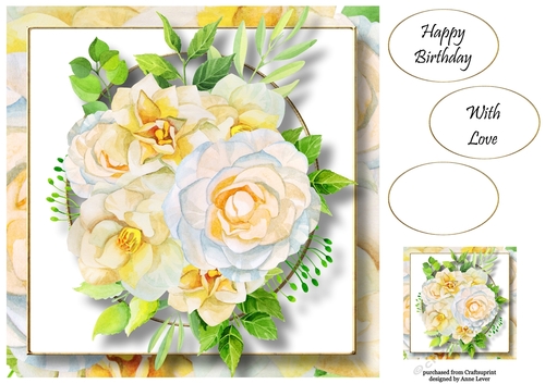 Beautiful Bouquet 4 8x8