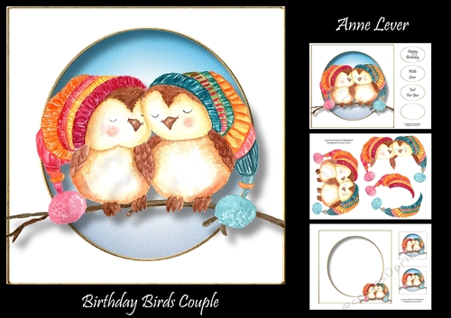 Birthday Birds Couple
