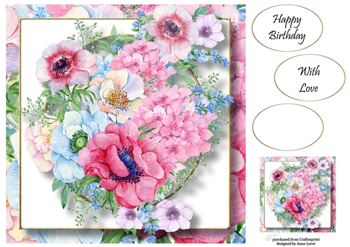 Beautiful Bouquet 6 8x8