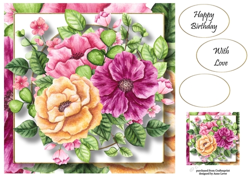 Beautiful Bouquet 5 8x8
