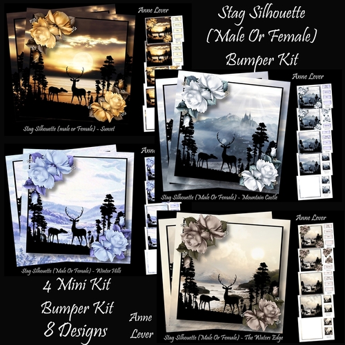 Stag Silhouette (Male Or Female) Bumper Kit