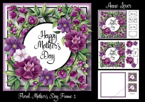 Floral mothers Day Frame 1