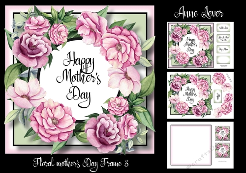 Floral mothers Day Frame 3
