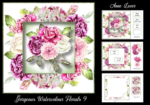 Gorgeous Watercolour Florals 9