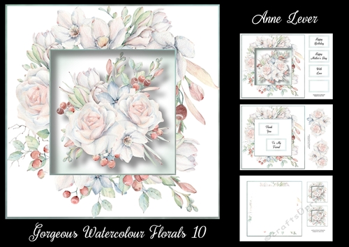 Gorgeous Watercolour Florals 10