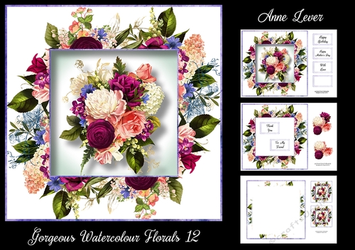 Gorgeous Watercolour Florals 12