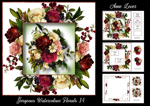 Gorgeous Watercolour Florals 14