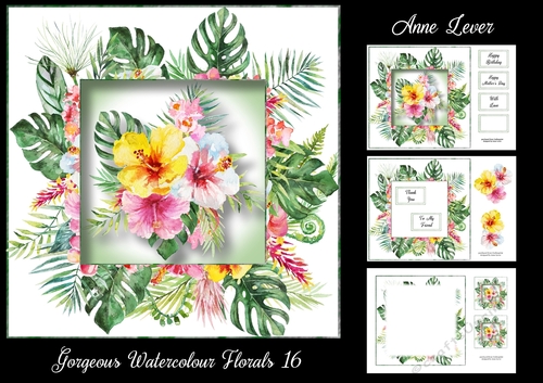 Gorgeous Watercolour Florals 16