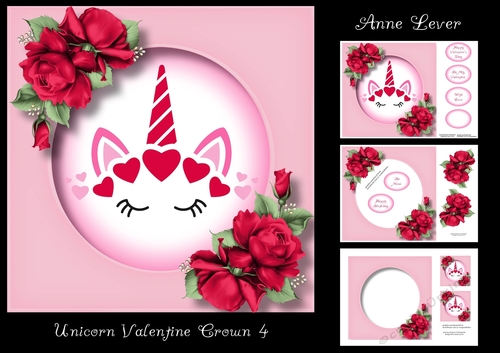 Unicorn Valentine Crown 4