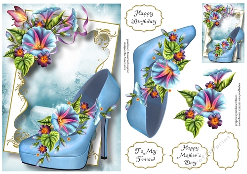 Fabulous Shoes - Morning Glory A5