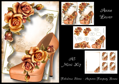 Fabulous Shoes - Autumn Fantasy Roses