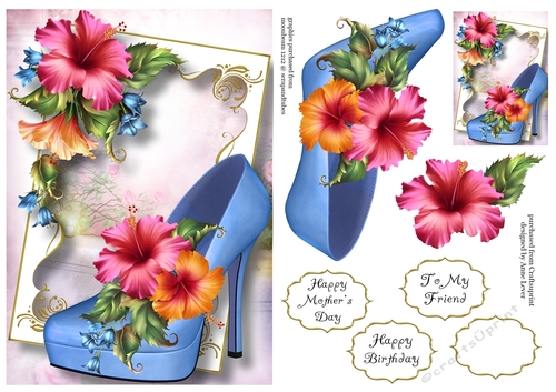 Fabulous Shoes - Enchanted Florals A5