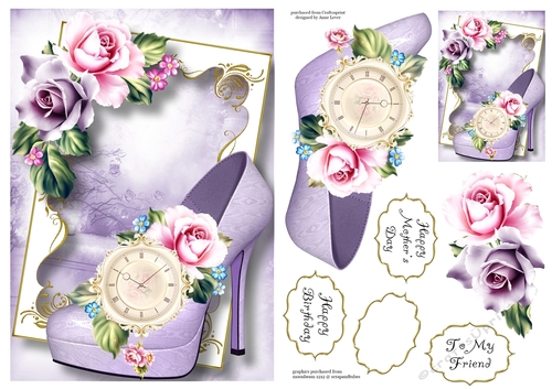 Fabulous Shoes - Shabby Chic A5