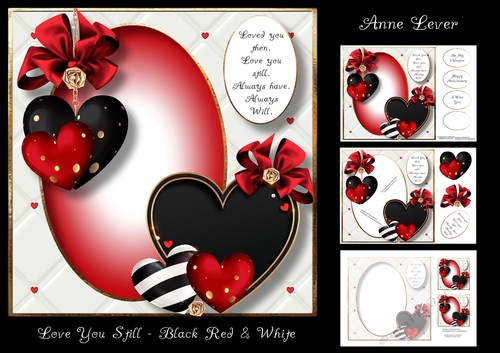 Love You Still - Black Red & White