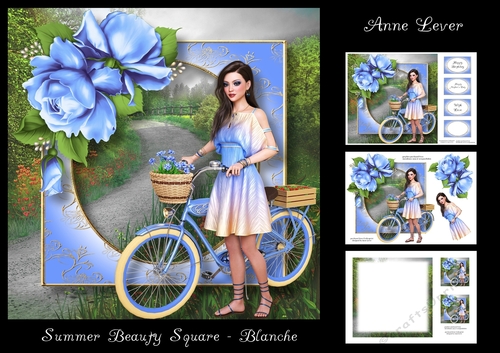 Summer Beauty Square - Blanche