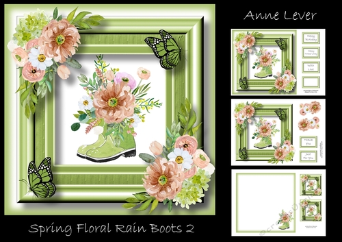 Spring Floral Rain Boots 2