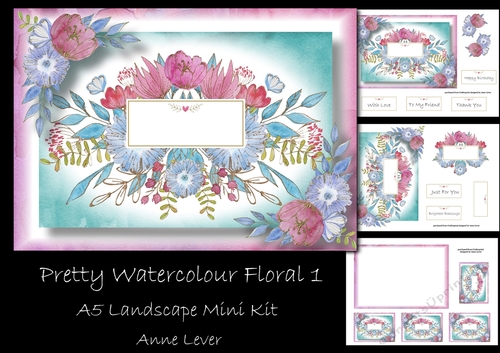 Pretty Watercolour Floral 1
