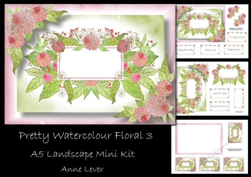 Pretty Watercolour Floral 3