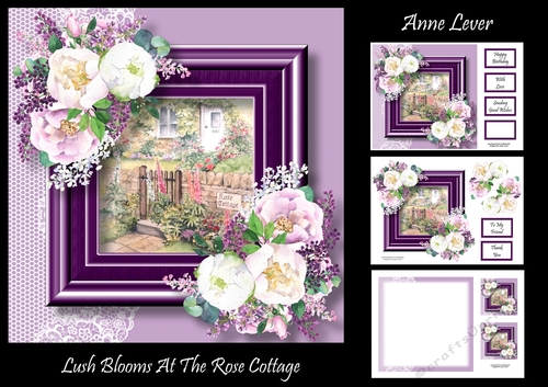Lush Blooms At The Rose Cottage