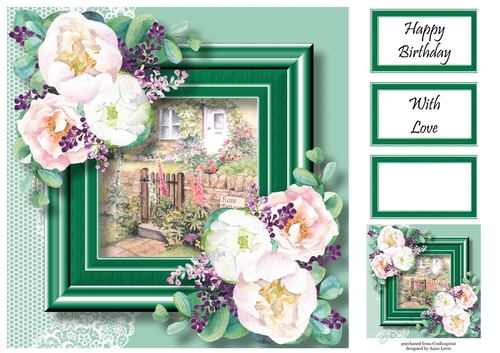 Lush Blooms At The Rose Cottage 3 8x8