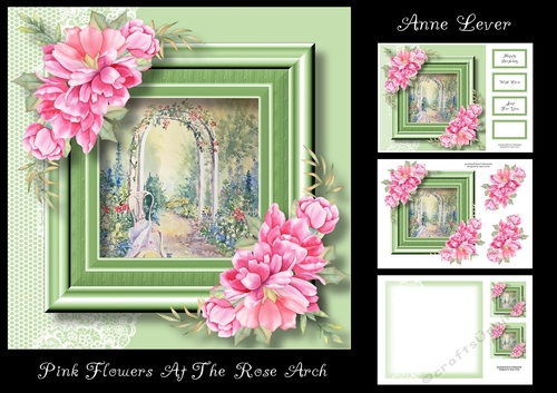 Pink Flowers At The Rose Arch