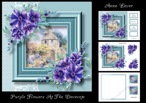 Purple Flowers At The Dovecote