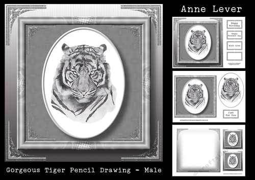 Gorgeous Tiger Painting - Male