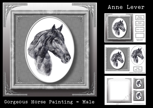 Gorgeous Horse Painting - Male