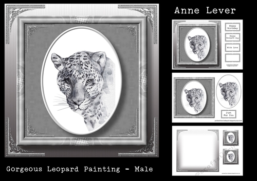 Gorgeous Leopard Painting - Male